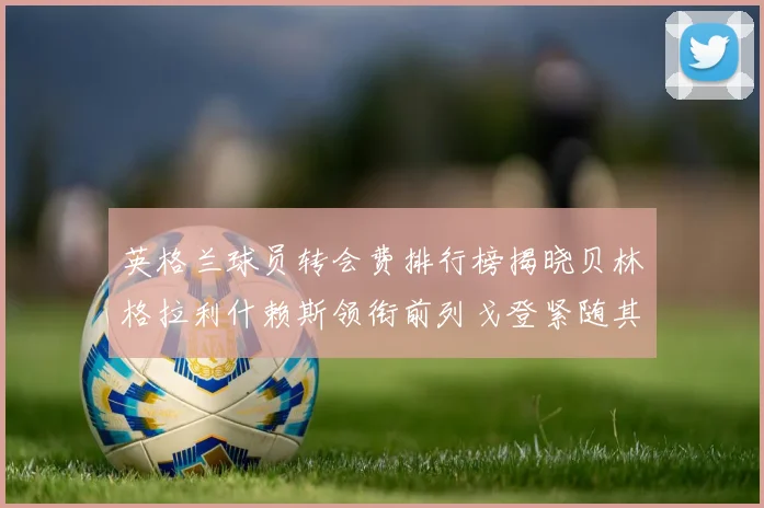英格兰球员转会费排行榜揭晓贝林格拉利什赖斯领衔前列戈登紧随其后